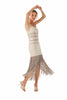 Bonbon Fringe Maxi Dress - zinazzurra