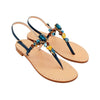 Monte Solaro Jewel Sandals - zinazzurra