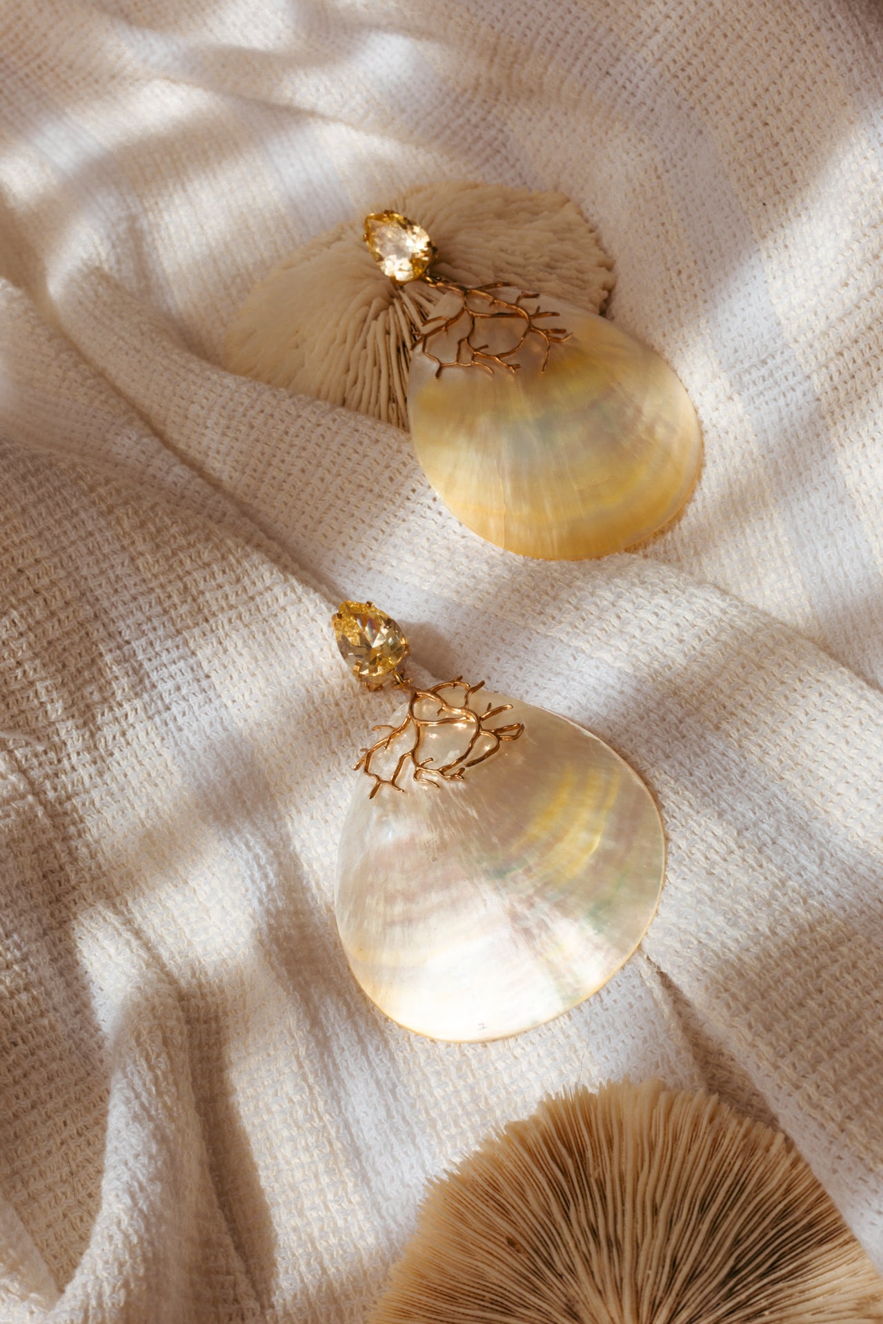 CAPRI GOLD in Zirconium and Mother of Pearls - zinazzurra