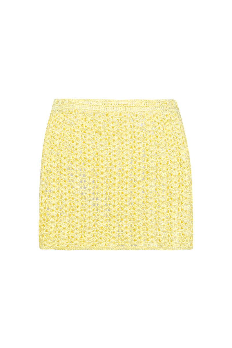 HEART CROCHET SKIRT - zinazzurra