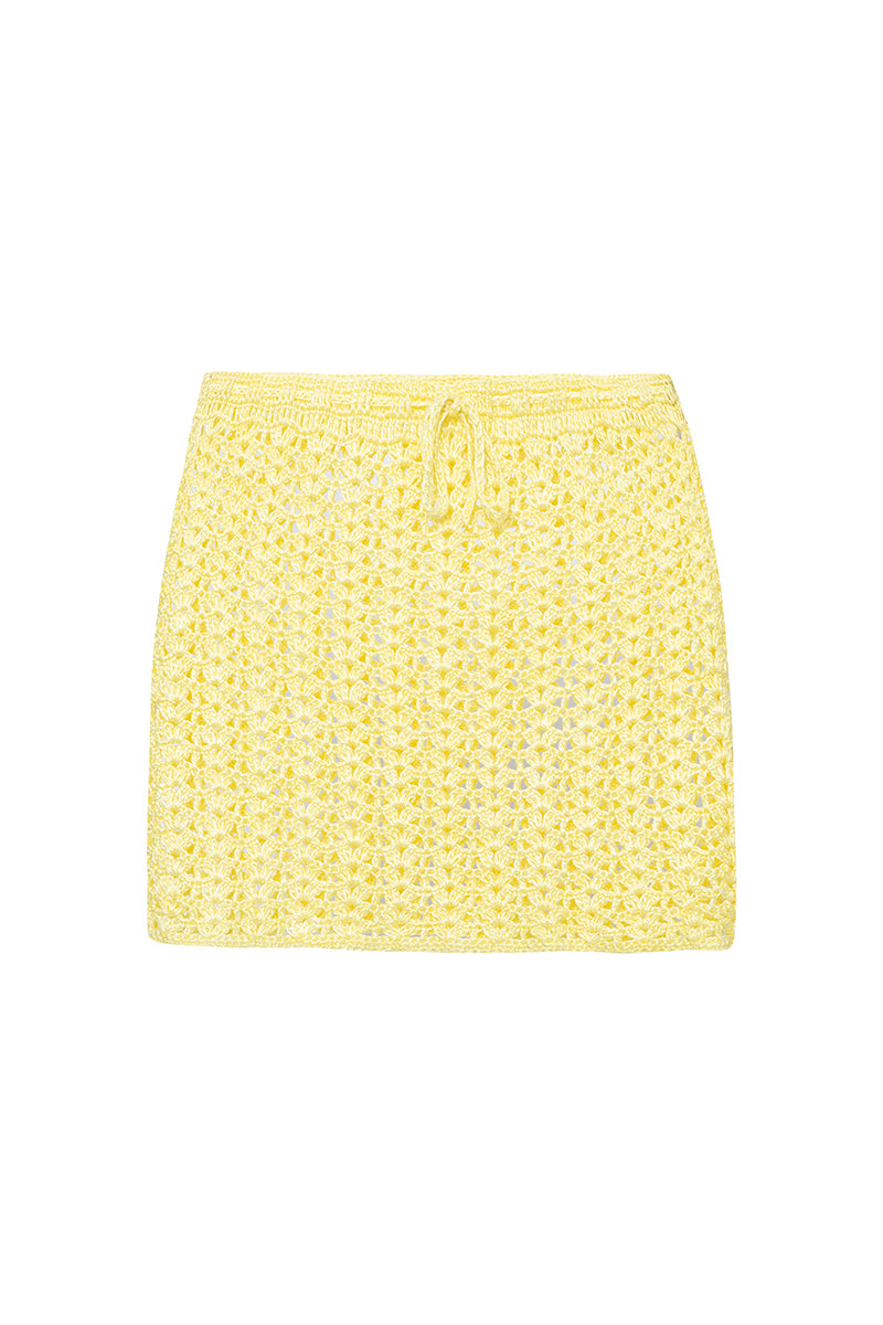 HEART CROCHET SKIRT - zinazzurra