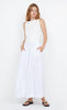 FREYA BOAT NECK DRESS IVORY