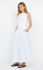 FREYA BOAT NECK DRESS IVORY