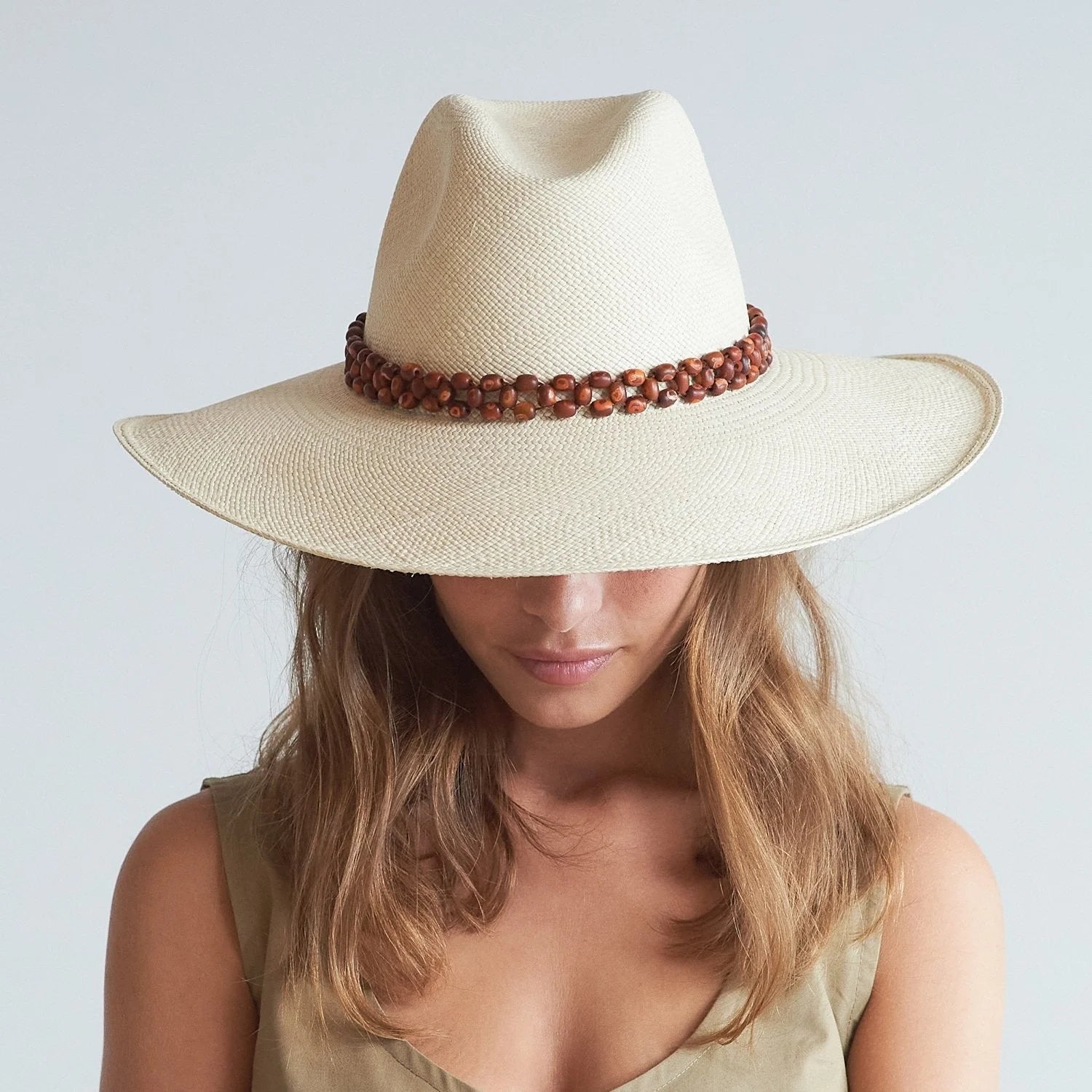 Peoni - Wide Brim Hat - zinazzurra